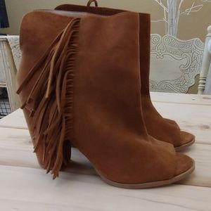 Fringe Ankle Booties